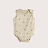 Happy Bee 3'Lü Kolsuz Body Set Taş/Ekru