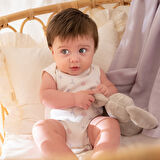 Magıc Sea 3'Lü Kolsuz Body Set Ekru/Lila