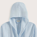 Lıttle Basıc Müslin Bornoz Mavi