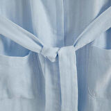 Lıttle Basıc Müslin Bornoz Mavi