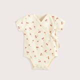 Cherry Boom Kruvaze Baskılı Body Vanilya