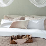 Plum Nevresim Seti 230x220 Cm Beyaz