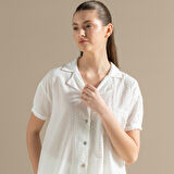 Rosalıe Pıjama Takımı Beyaz