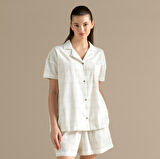 Pıa Pıjama Takımı Ekru