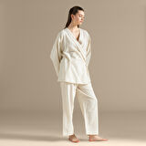 Patrızıa Sabahlık Ekru