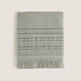 Derin Yüz Havlusu 50x90cm DUMAN YEŞİL/YUMUŞAK SARI