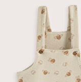 Happy Bee Baskılı Salopet Taş