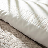 Perla Nevresim Seti 260x220 Cm Ekru