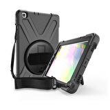 Galaxy T720 Tab S5E ​ALT Defender Tablet Silikon - Siyah