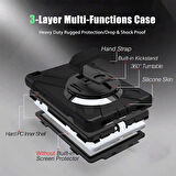 Galaxy T720 Tab S5E ​ARTH Defender Tablet Silikon - Siyah