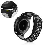 Huawei Watch GT 3 42mm KRD-02 Uyumlu Zore Kordon-Siyah-Kırmızı