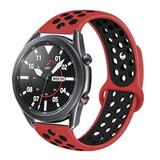 Huawei Honor Magic 2 46 mm KRD-02 Uyumlu Zore Kordon-Siyah-Kırmızı