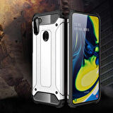 Galaxy M11 Uyumlu Zore Crash Silikon Kapak-Siyah