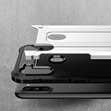 Galaxy M11 Uyumlu Zore Crash Silikon Kapak-Siyah