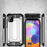 Galaxy A31 Uyumlu Zore Crash Silikon Kapak-Mavi