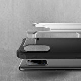 Galaxy A31 Uyumlu Zore Crash Silikon Kapak-Mavi
