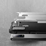 Galaxy M31 Uyumlu Zore Crash Silikon Kapak-Siyah
