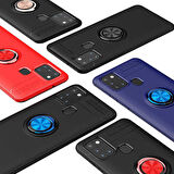 Galaxy M31 Uyumlu Zore Ravel Silikon Kapak-Mavi