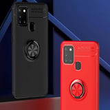 Galaxy M31 Uyumlu Zore Ravel Silikon Kapak-Kırmızı
