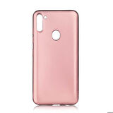 Galaxy A11 Uyumlu Zore Premier Silikon Kapak-Rose Gold