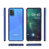 Galaxy A31 Uyumlu Zore Süper Silikon Kapak-Renksiz