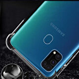 Galaxy M31 Uyumlu Zore Nitro Anti Shock Silikon-Renksiz