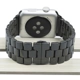 Watch Ultra 49mm Kordon Uyumlu KRD-15 Metal Strap Kayış CLO- Siyah