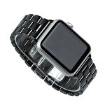 Watch 44mm Uyumlu KRD-15 Metal Zore Kordon-Siyah