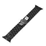 Watch 44mm Uyumlu KRD-15 Metal Zore Kordon-Siyah