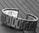 ​​​Watch Ultra 49mm Kordon Mat Seramik Metal Strap Kayış MKST- Siyah