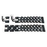 Huawei Watch GT 3 46mm Uyumlu KRD-17 Metal Zore Kordon-Gümüş