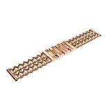 ​​Gear S3 (22mm) Uyumlu KRD-17 Metal Zore Kordon-Gold