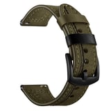 Huawei Watch GT 3 46mm Uyumlu KRD-19 Deri Zore Kordon-Yeşil