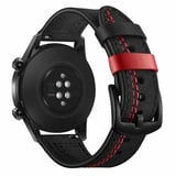 Huawei Watch GT 3 46mm Uyumlu KRD-19 Deri Zore Kordon-Siyah