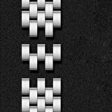 Gear S3 (22mm) Uyumlu KRD-20 Metal Zore Kordon-Siyah