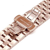 Huawei Watch GT 3 46mm Uyumlu KRD-20 Metal Zore Kordon-Siyah