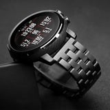 Gear S2 (20mm) Uyumlu KRD-20 Metal Zore Kordon-Siyah