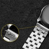 Galaxy Watch 42mm (20mm) Uyumlu KRD-20 Metal Zore Kordon-Siyah