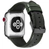 ​​​Apple Watch Uyumlu 44mm Luxury Leather Deri Kordon 