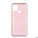 Galaxy A21S Uyumlu Zore Premier Silikon Kapak-Rose Gold