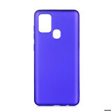 Galaxy A21S Uyumlu Zore Premier Silikon Kapak-Saks Mavi