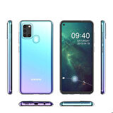 Galaxy A21S Uyumlu Zore Süper Silikon Kapak-Renksiz