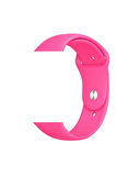 Apple Watch 42mm Uyumlu Klasik Kordon-30-barbie Pink
