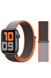 Apple Watch Ultra 49mm Kordon Uyumlu KRD-03 Hasır Strap Kayış 54-Vitamin C