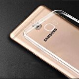 Galaxy C9 Pro Uyumlu Zore Süper Silikon Kapak-Renksiz