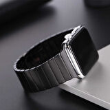Watch 44mm Uyumlu KRD-16 Seramik Zore Kordon-Beyaz