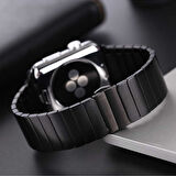 Watch 44mm Uyumlu KRD-16 Seramik Zore Kordon-Beyaz