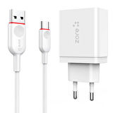 Beyaz ​XMac Serisi ZR-X2 Type-C 2 in 1 Şarj Seti-Zore