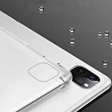 iPad Pro 12.9 2022 M2. Nesil Uyumlu Uyumlu ​EFFX Tablet Nitro Anti Shock Silikon Kapak-Renksiz