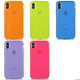 iPhone X Uyumlu Zore Mun Silikon-Lacivert